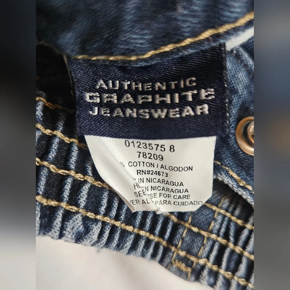 Graphite Jeanswear Boys Blue Long Carpenter Jeans Size 4T